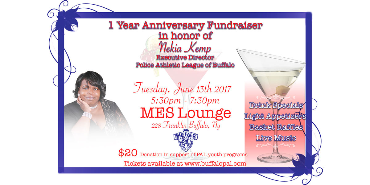 1 Year Anniversary Fundraiser in honor of Nekia Kemp, Executive Director of the Police Athletic League