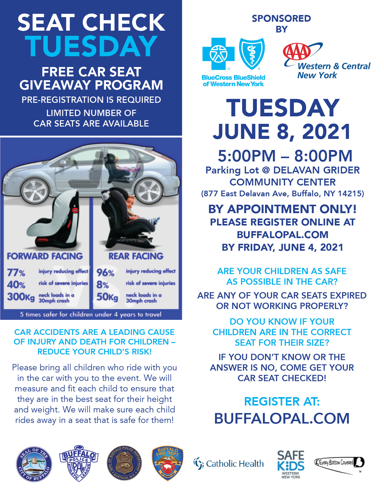 CAR SEAT EVENT Police Athletic League of Buffalo, Inc.